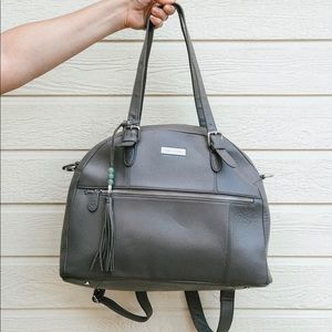Lily Jade Rosie Grey Silver diaper bag